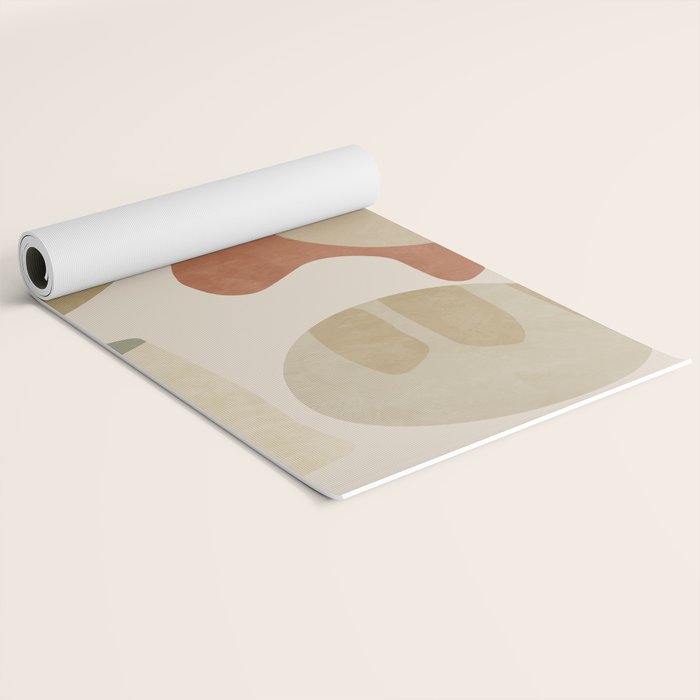 mid modern earth tones 3 Yoga Mat Gallery Image 2