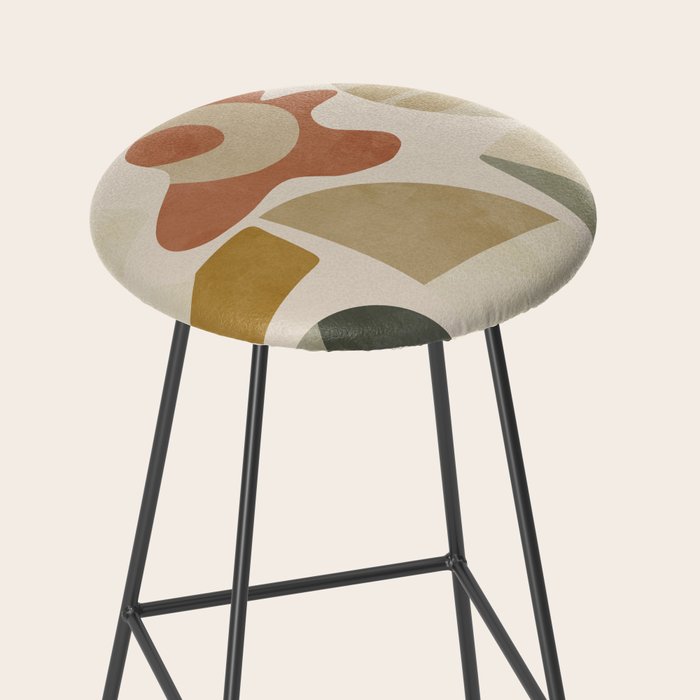 mid modern earth tones 3 Stool Gallery Image 2