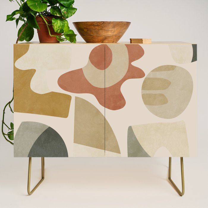 mid modern earth tones 3 Credenza Gallery Image 1