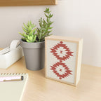 Southwestern Minimalism - Red Neutral Beige Mini Art Print Gallery Image 2