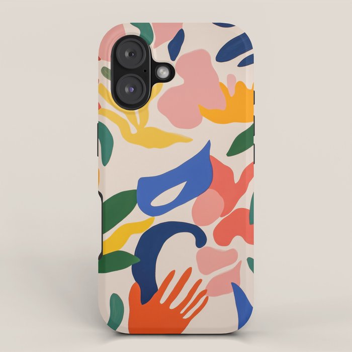 Matisse Style Abstract Cut Outs Illustrations iPhone Case Gallery Image 1