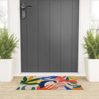 Matisse Style Abstract Cut Outs Illustrations Welcome Mat Gallery Image 3
