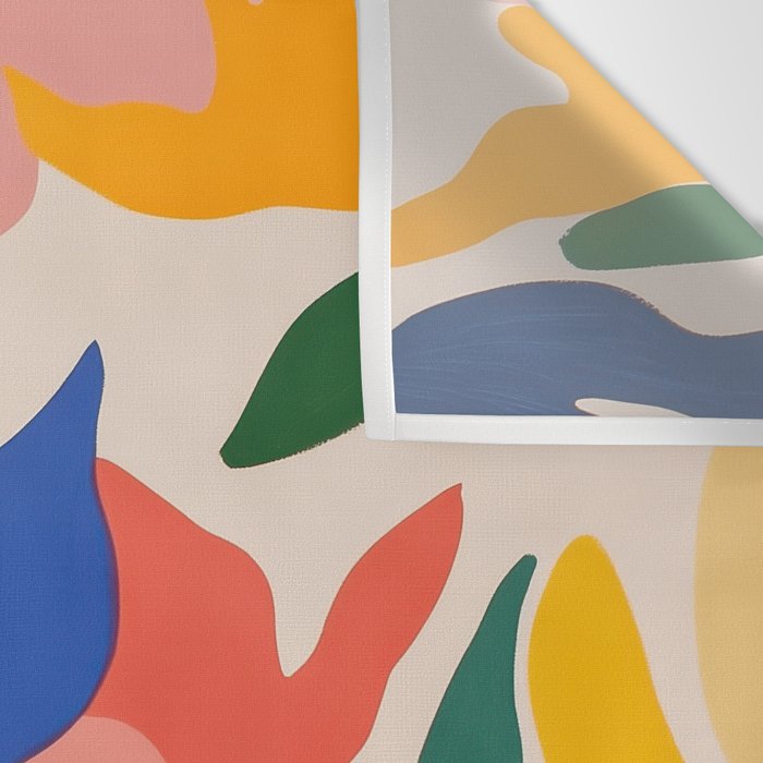 Matisse Style Abstract Cut Outs Illustrations Wall Tapestry Gallery Image 3