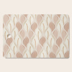 Minimalistic flow Peace lily soft peach Cutting Board Gallery Image 1