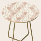 Minimalistic flow Peace lily soft peach Side Table Gallery Image 2