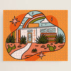 Gemini Mid Century House Jigsaw Puzzle Gallery Image 1