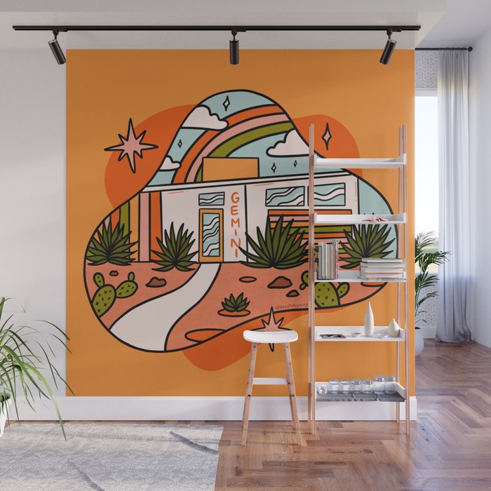 Gemini Mid Century House Wall Mural Gallery Image 1
