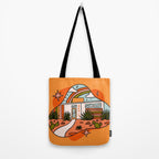 Gemini Mid Century House Tote Bag Gallery Image 2