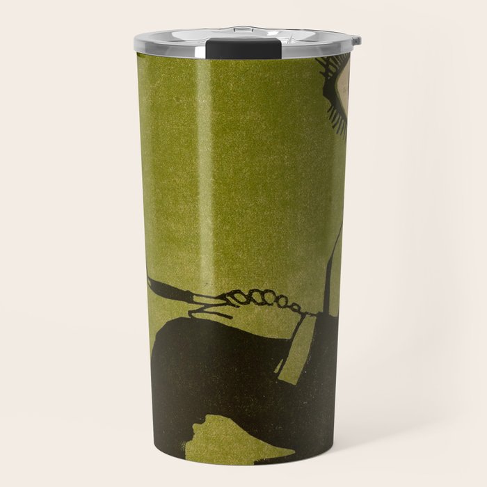 Green Eye Suit Man - Le Temoin Travel Mug Gallery Image 1
