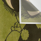 Green Eye Suit Man - Le Temoin Wall Tapestry Gallery Image 3