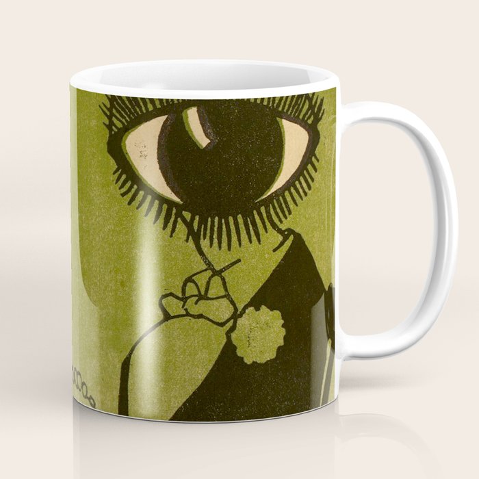 Green Eye Suit Man - Le Temoin Coffee Mug Gallery Image 1