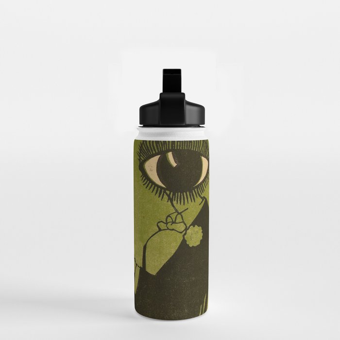 Green Eye Suit Man - Le Temoin Water Bottle Gallery Image 2