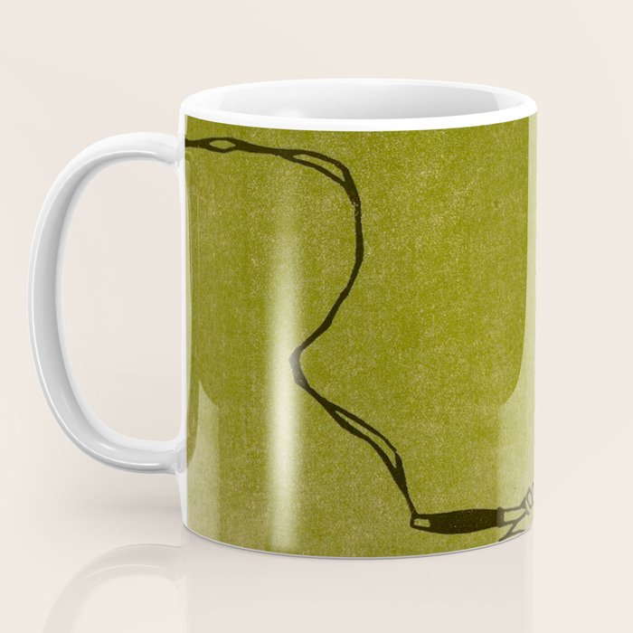 Green Eye Suit Man - Le Temoin Coffee Mug Gallery Image 3