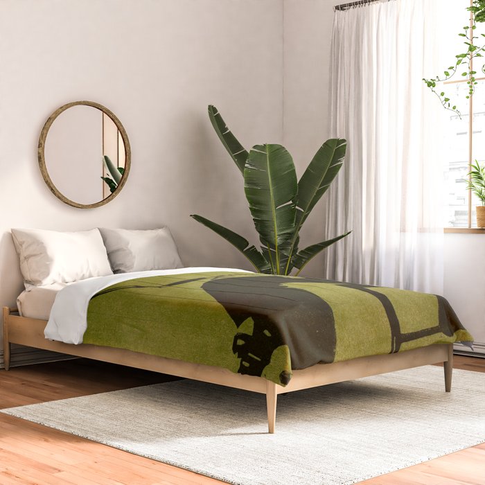 Green Eye Suit Man - Le Temoin Comforter Gallery Image 2