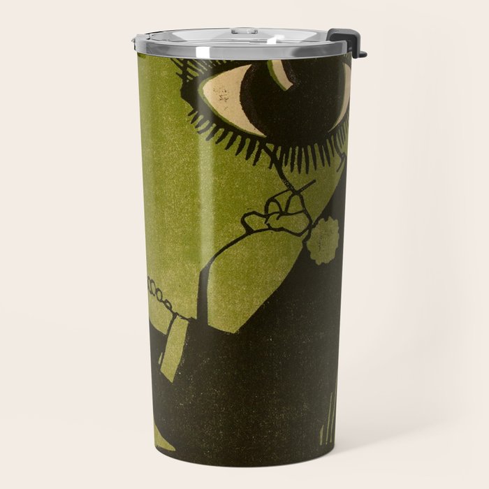 Green Eye Suit Man - Le Temoin Travel Mug Gallery Image 2