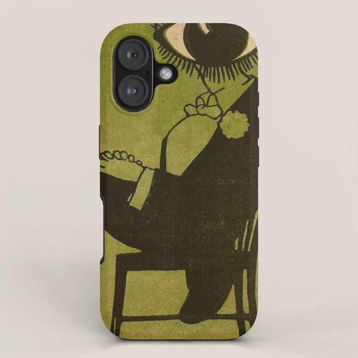 Green Eye Suit Man - Le Temoin iPhone Case Gallery Image 1