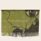 Green Eye Suit Man - Le Temoin Wall Hanging Gallery Image 1