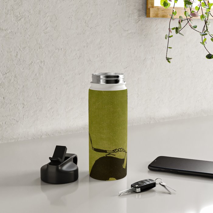 Green Eye Suit Man - Le Temoin Water Bottle Gallery Image 4