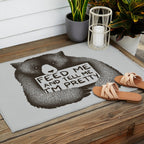 Feed Me And Tell Me I'm Pretty Bear Outdoor Rug Gallery Image 2