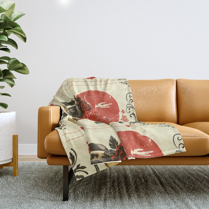 GOTHIC COWBOY Throw Blanket Gallery Image 1