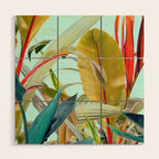 Tropical Jungle Wood Wall Art Gallery Image 1
