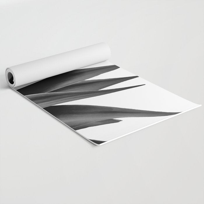 Agave fringe - noir Yoga Mat Gallery Image 2