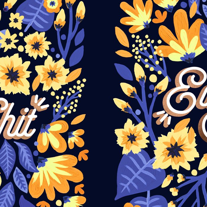 Eat Shit - Yellow & Slate Coffee Mug Gallery Image 2