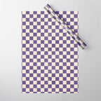 CHECKER - 001 - Lavender Wrapping Paper Gallery Image 1