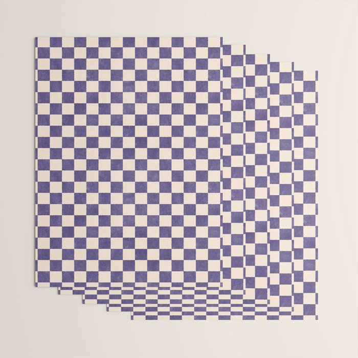 CHECKER - 001 - Lavender Wrapping Paper Gallery Image 3