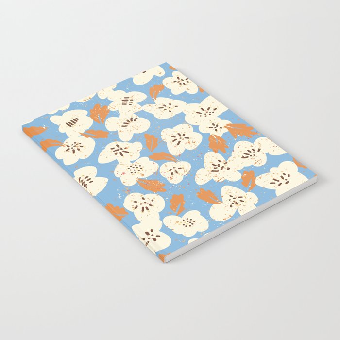 Bold flowers in my garden on chalky blue Notebook Gallery Image 2