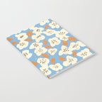 Bold flowers in my garden on chalky blue Notebook Gallery Image 2