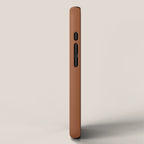 Geometric Lines in Terracotta and Beige 76 (Mid century Midern Rainbow Abstract) iPhone Case Gallery Image 2