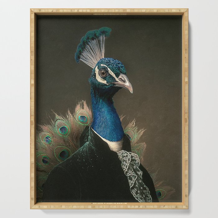 Lord Peacock Serving Tray Gallery Image 1