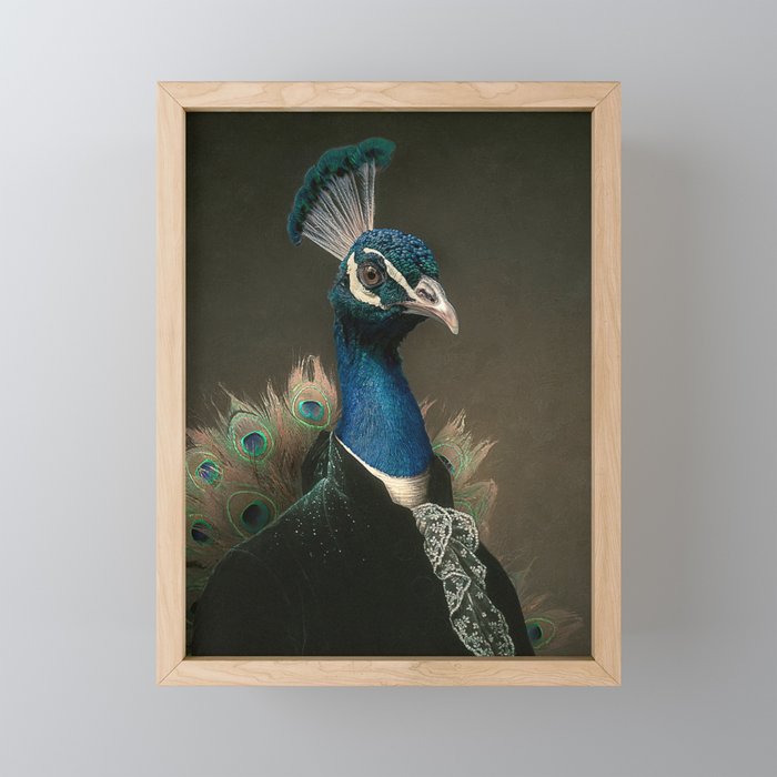 Lord Peacock Mini Art Print Gallery Image 1