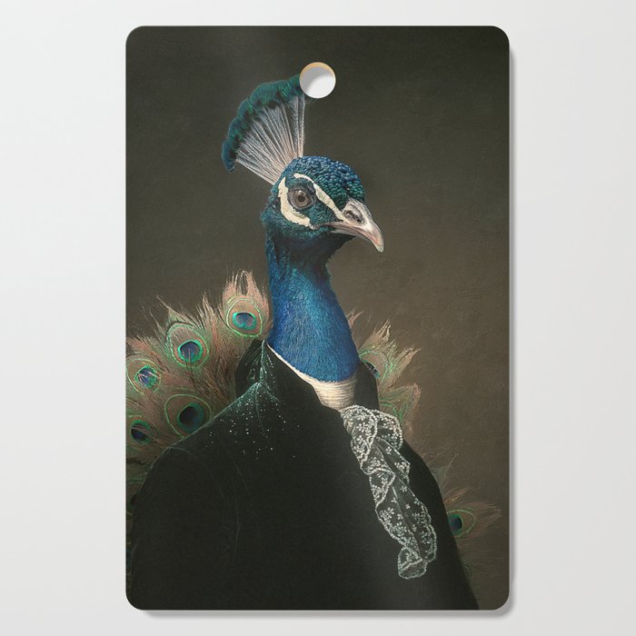 Lord Peacock Cutting Board Gallery Image 1