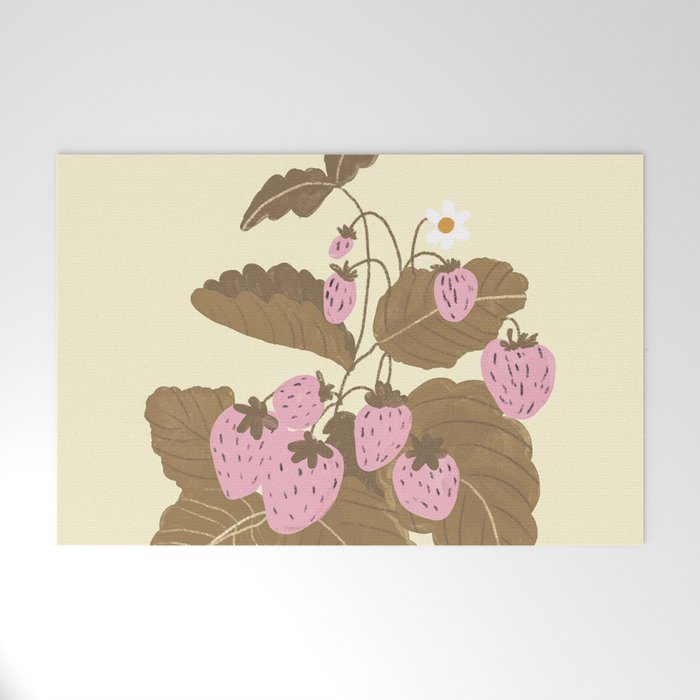Strawberries #2 Welcome Mat Gallery Image 1