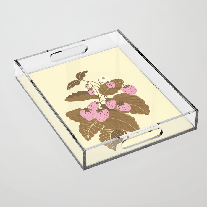 Strawberries #2 Acrylic Tray Gallery Image 1