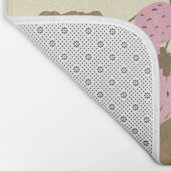Strawberries #2 Bath Mat Gallery Image 2