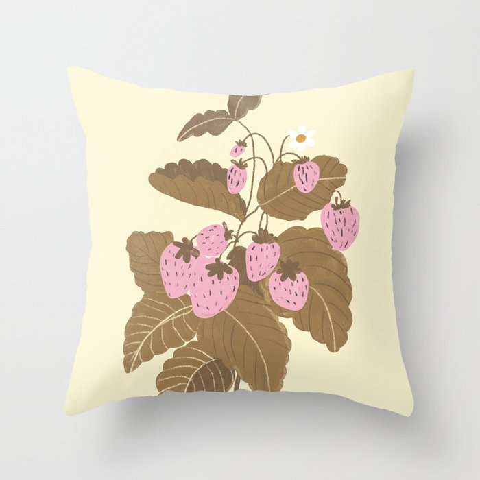 Strawberries #2 Throw Pillow Gallery Image 6