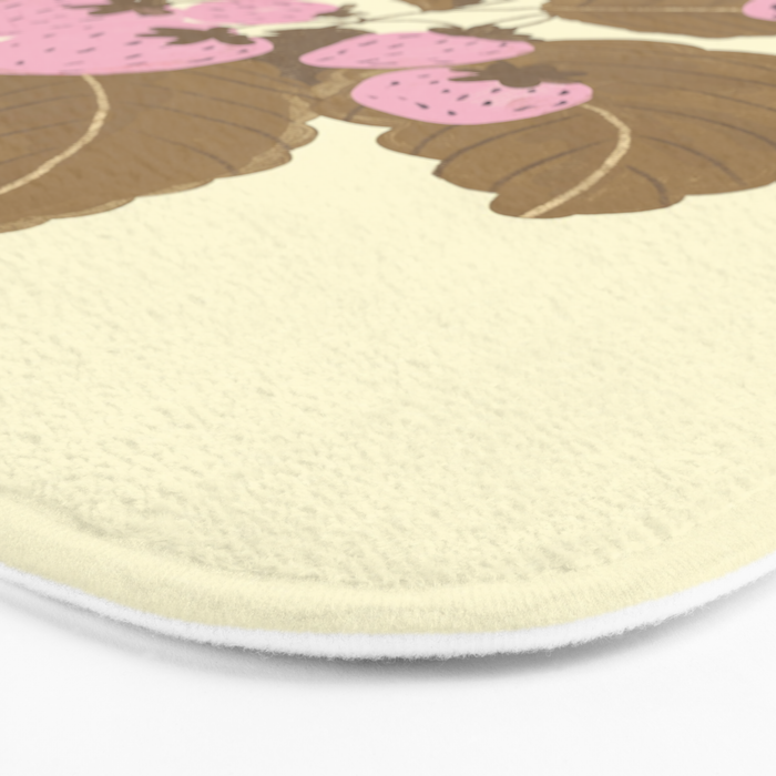 Strawberries #2 Bath Mat Gallery Image 3
