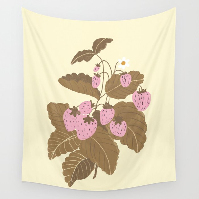Strawberries #2 Wall Tapestry Gallery Image 4