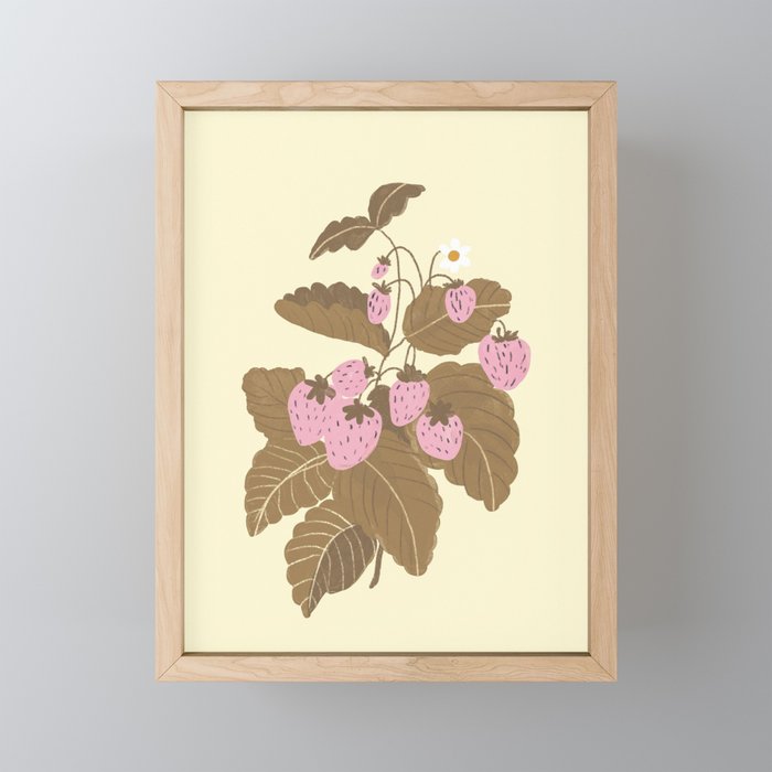 Strawberries #2 Mini Art Print Gallery Image 1