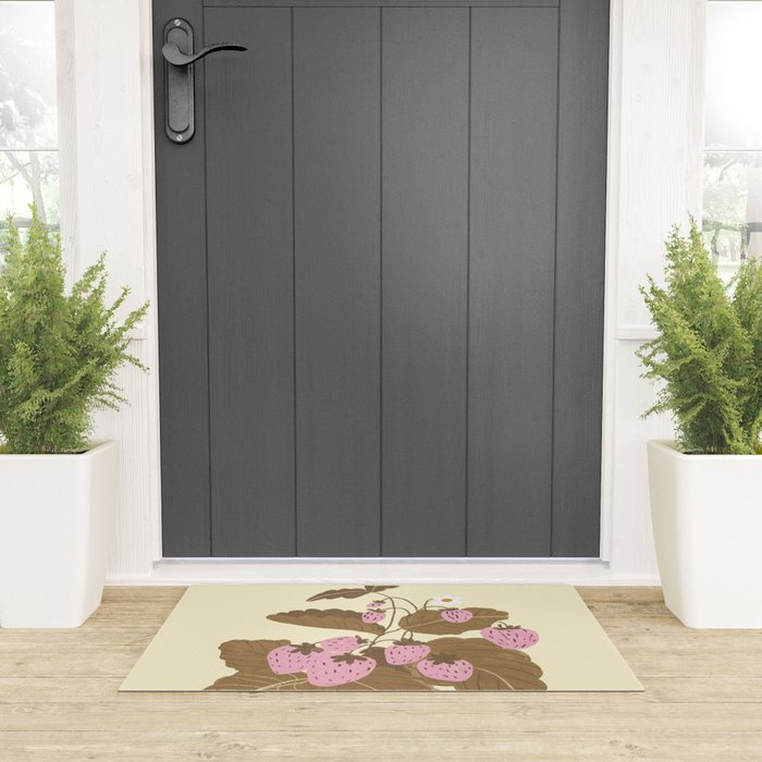 Strawberries #2 Welcome Mat Gallery Image 3
