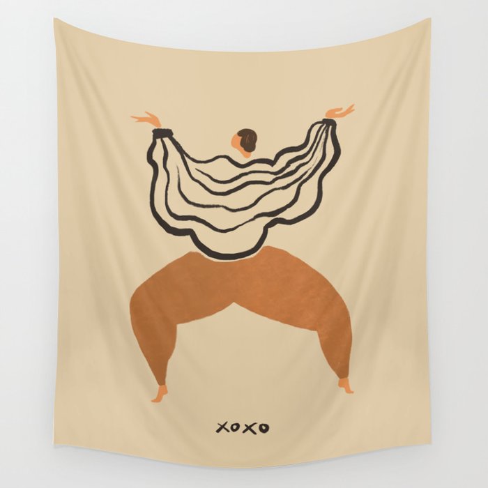 X for XOXO Wall Tapestry Gallery Image 4