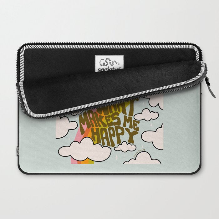 Focusing on What Makes Me Happy Laptop Sleeve Gallery Image 2