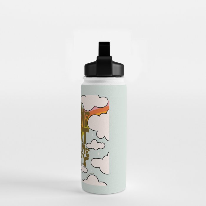 Focusing on What Makes Me Happy Water Bottle Gallery Image 2