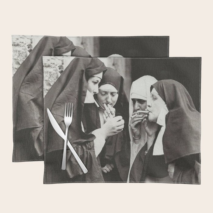 Nuns Smoking Placemat Gallery Image 1