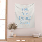 You Are Doing Great Baby Blue Wall Tapestry Gallery Image 2