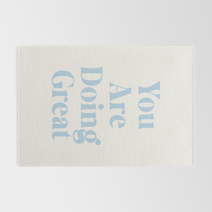 You Are Doing Great Baby Blue Rug Gallery Image 2