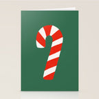 Candy Canes - Green Stationery Card Gallery Image 2